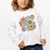 The Juniper Shop SmileyWorld Flower Smiley Face Toddler Sweatshirt - 3 of 4