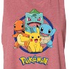 Women's Pokémon Pokémon Starter Group Graphic Racerback Tank - Heather Mauve - Small - 2 of 3