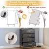 homfan Wooden 4-Drawer Dresser ¨C Clothes Storage Chest, Traditional Style for Bedroom, Apartment & Dorm - 3 of 4