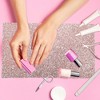 Unique Bargains Washable Bling Rhinestone PVC Manicure Nail Art Hand Arm Rest Pad - 2 of 4