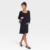 Long Sleeve Nursing Henley Maternity Dress - Isabel Maternity by Ingrid & Isabel™ - 3 of 4