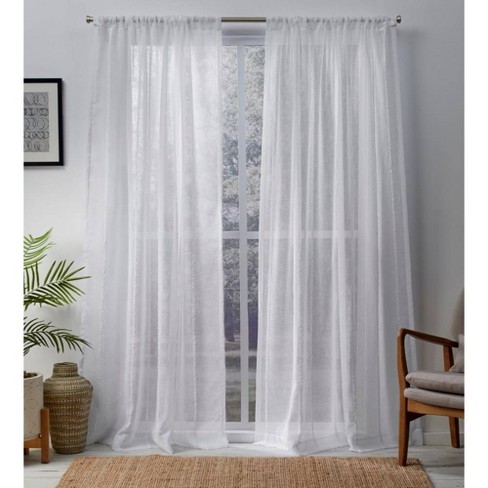 panel pair sheer curtains