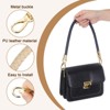 Unique Bargains PU Leather Braided Replacement Metal Buckles Purse Strap 2 Pcs - 3 of 4