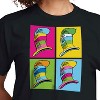 Women's - Dr. Seuss - Cat In the Hat Color Block Hats Cropped Graphic T-Shirt - image 2 of 4