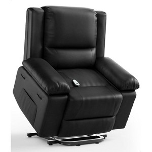 Power Lift Recliner Chair, Home Theater Seating with Lumbar Support,PU Leather Recliner Sofa Adjustable Back and Legs, Elderly Power Recliner Chair - 1 of 4
