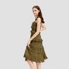 Women's Ruffle Sleeve Tiered Midi A-Line Dress - Universal Thread™ - 3 of 3