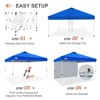 EAGLE PEAK 12x12ft Pop Up Canopy with One Sidewall, Easy Setup Event Instant Tent - 2 of 4