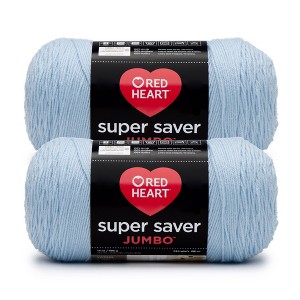 Red Heart Super Saver Yarn 12 Pack-Light Blue - 1 of 3