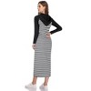 Women's Casual Long Sleeve Maxi Hoodie Dress Slim Pullover Dresses with Pocket - 2 of 4