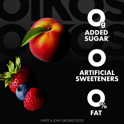 Oikos Triple Zero Greek Yogurt - 12ct
