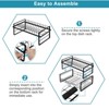 2 Piece Set, 8 Tiers Pots and Pans Organizer and Dish Racks for Kitchen Counter - 3 of 4