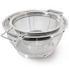 Oster Baldwyn 2 Piece 11 inch and 8.75 Inch Round Stainless Steel Mesh Colander Set - 2 of 4