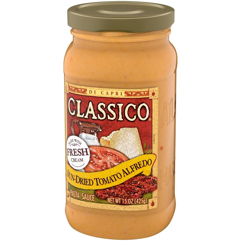 Classico Signature Recipes Sun-Dried Tomato Alfredo Pasta Sauce 15oz, 4 of 8
