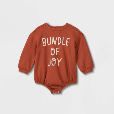 Grayson Collective Baby 'Bundle of Joy' Bubble Sweatshirt - Red 3-6M