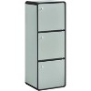 Kings Brand Furniture Dothan Wood 3-Cubed Closed Bookcase - Storage Shelf Organizer Bookshelf - 4 of 4