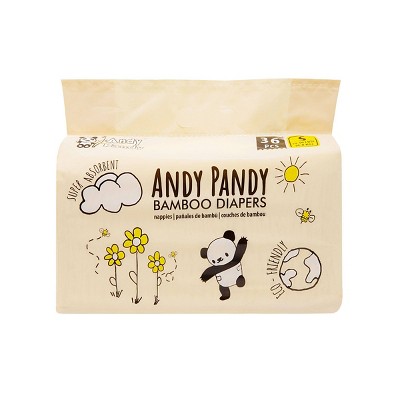 Andy Pandy Bamboo Diapers Pack - Size 2 - 36ct