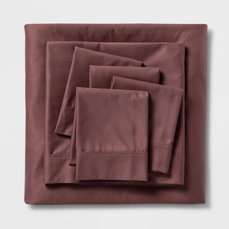 800 Thread Count Solid Sheet Set - Threshold™, 1 of 9