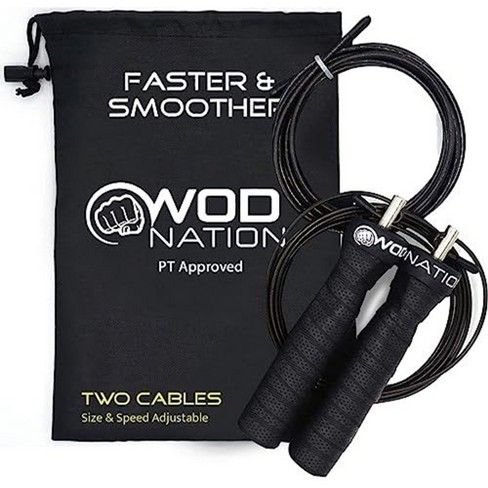 Wod Nation Attack Speed Adjustable Jumping Rope, Unique One Thick And ...