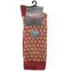 Memoi Women's Suited Threads Acrylic Knit Boot Socks Burgundy One Size - 4 of 4