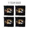 NCAA Missouri Tigers 4pk Black Toss Game Set - 2 of 4