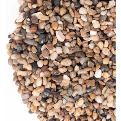 2.5lbs Rocks for Plants 1/5 Inch Natural Decorative Pebbles for Fish Tank, Aquarium