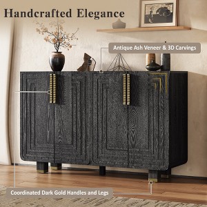 Lyngins Buffet Cabinet with Adjustable Shelves,Modern Sideboard Cabinet with Storage,Kitchen Cabinet for Living Room - 1 of 4