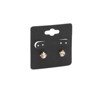 Juvale Earring Cards - 200-Pack Hanging Earring Card Holder, Paper Jewelry Display Cards for Earrings, Ear Studs, Black, 2 x 2 Inches - 3 of 4