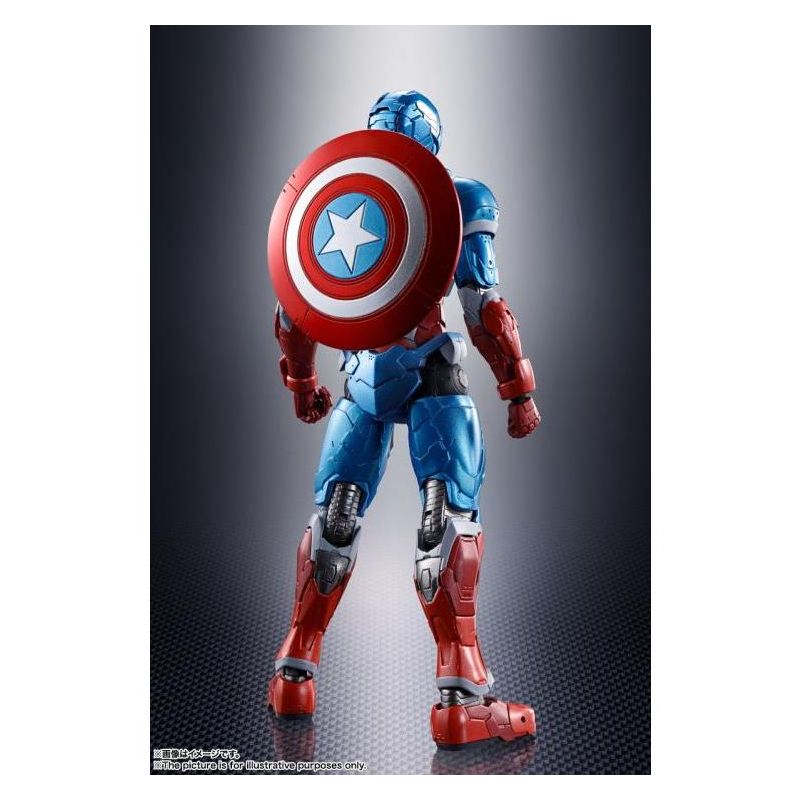 Tech-On Captain America Tech-On Avengers S.H. Figuarts | Bandai Tamashii Nations | Marvel Action figures, 2 of 6