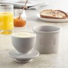 Butter Bell® Crock - Matte Stone Retro Ceramic Butter Keeper, Neutral Café Style Butter Dish for Spreadable Butter Without Refrigeration - 2 of 4
