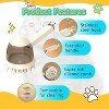 BABYYER Pet Bath Brush for Dogs & Cats - Grooming Brush with Built-in Shampoo Dispenser - Massage Wash Brush for Long & Short Hair - 3 of 4