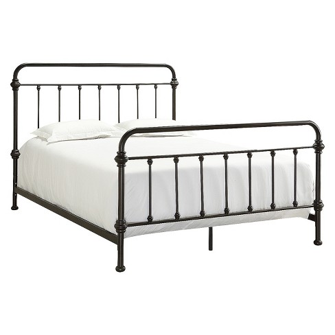 metal bed frame queen