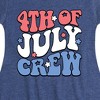 Girls' - Instant Message - Fourth Of July Crew Fit & Flair Cap Sleeve Graphic Dress - 2 of 4