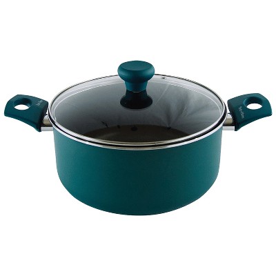 Sea Green 5-Qt Non-Stick Aluminum Dutch Oven with Lid