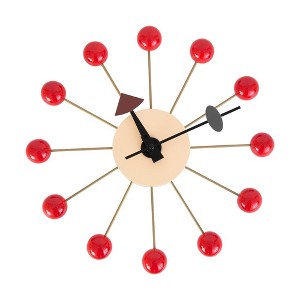 13" LeisureMod Concordia Modern Round Wall Clock - 1 of 4