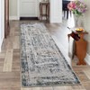 Large Rug,Abstract Print Carpet, Stain-Resistant Contemporary Floor Cover, Foldable Low Pile Decorative Indoor Rug - 2 of 4