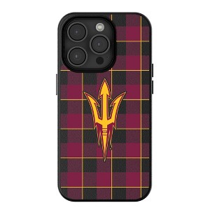 Keyscaper NCAA Big 12 Universities Plaid MagSafe Compatible Cell Phone Case for Apple iPhone - 1 of 4