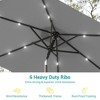 Sonkuki 7.5 ft Outdoor LED Solar Lighted Patio Market Umbrella w/ Push Button Tilt - 4 of 4