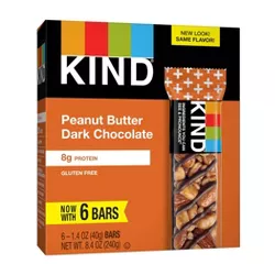 KIND Peanut Butter Dark Chocolate Bars - 14oz/6ct