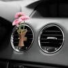 Anna-Kaci Mini Vase Car Air Vent Clip with Artificial Flowers Decorative Car Accessory - 2 of 4
