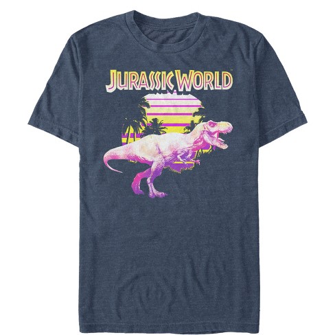 Men's Jurassic World Retro T. Rex Sunset T-Shirt - image 1 of 3