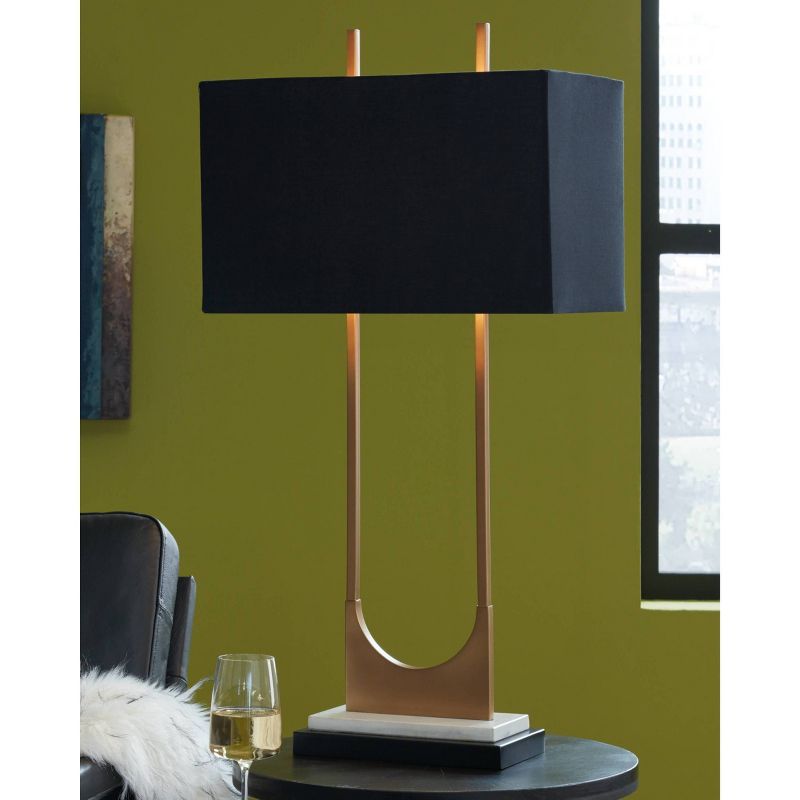 Malana Table Lamp Brass - Signature Design by Ashley, 3 of 5