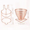 Unique Bargains Makeup Sponge Holder Rose Gold Tone 2 Pcs - image 3 of 4