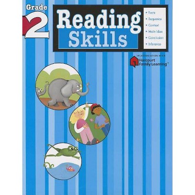 Reading Skills: Grade 2 (Flash Kids Harcourt Family Learning) - (Paperback)