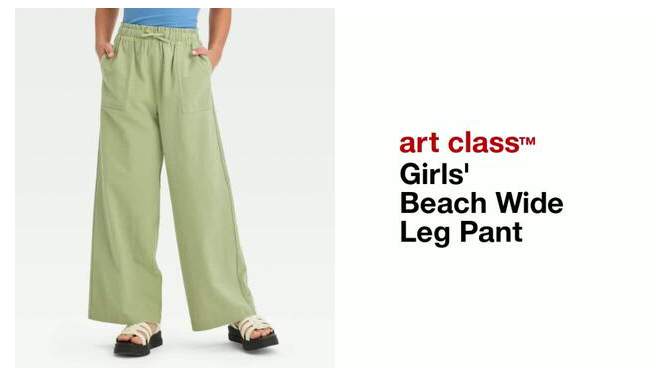 Girls' Beach Wide Leg Pant - art class™, 2 of 5, play video