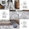 Soft Vintage Distressed Low Pile Washable Large Indoor Area Rug for Living Room Bedroom Dining Room - 4 of 4