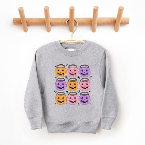 The Juniper Shop Halloween Candy Bucket Chart Youth Graphic Sweatshirt - 1 of 3