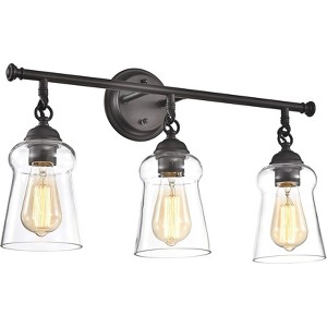 Chloe Lighting Cheryl Contemporary 3 Light Rubbed Bronze Bath Vanity Fixture 23" Width - 1 of 4