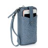 The Sak Silverlake N/S Smartphone Crossbody Bag, Multi Use Design, Adjustable Strap, Maritime Wave Embossed - 4 of 4