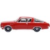 1965 Plymouth Barracuda Red 1/87 (HO) Scale Diecast Model Car by Oxford Diecast - 3 of 4