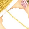 Gimp Braid Trim, 27 Yards Gold and Silver Metallic Edge Woven Trim, Curtain Slipcover Costume Decoration Sewing DIY Craft - 2 of 4